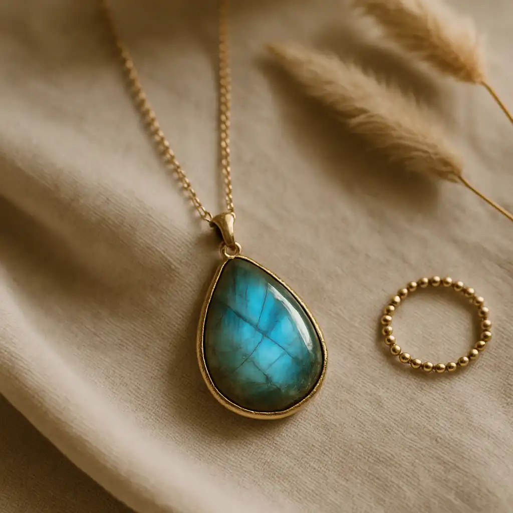 Enhancing Jewelry Elegance: Labradorite's Magical Glow in January